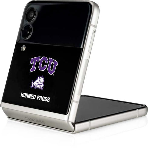 Texas Christian University TCU Horned Frogs Logo Galaxy Z Flip4 5G Skin